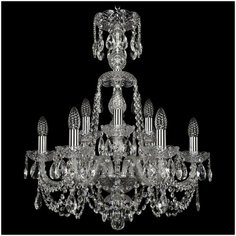 Люстра Bohemia Art Classic 11.11.6+3.195.XL-67.Cr.Sp, E14, 360 Вт