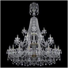 Люстра Bohemia Art Classic 11.25.20+10+5.530.3d.XL-196.Gd.Sp, E14, 1400 Вт
