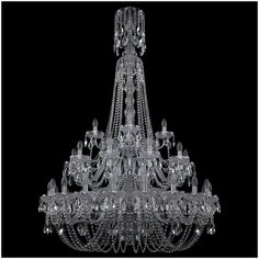 Люстра Bohemia Ivele Crystal 11.11.20+10+5.400.3d.XL-170.Cr.Sp, E14, 1400 Вт