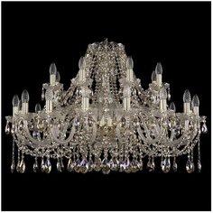 Люстра Bohemia Art Classic 11.12.16+8.360.GD.SP.R801, E14, 960 Вт