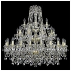 Люстра Bohemia Art Classic 11.25.20+10+5.360.3d.Gd.Sp, E14, 1400 Вт