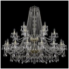 Люстра Bohemia Art Classic 11.25.16+8+4.460.2D.GD.SP, E14, 1120 Вт