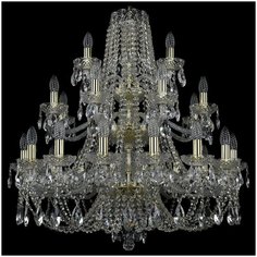Люстра Bohemia Art Classic 11.21.16+8+4.300.3d.Gd.Sp, E14, 1120 Вт