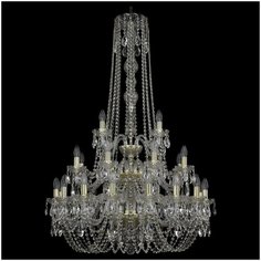 Люстра Bohemia Art Classic 11.11.16+8+4.300.3d.h-128.Gd.Sp, E14, 1120 Вт