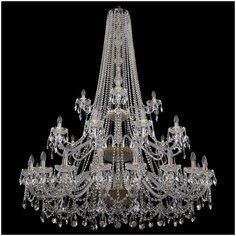 Люстра Bohemia Art Classic 11.25.20+10+5.530.3d.h-194.Gd.Sp, E14, 1400 Вт
