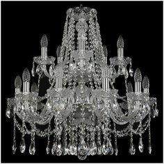 Люстра Bohemia Art Classic 11.12.10+5.240.2d.Cr.Sp, E14, 600 Вт