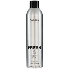 Сухой шампунь для очищения волос KAPOUS PROFESSIONAL fresh & up 400 мл