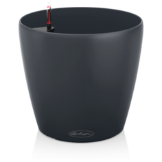 Кашпо Lechuza Color Classico Complete (Серый), D35xH32см