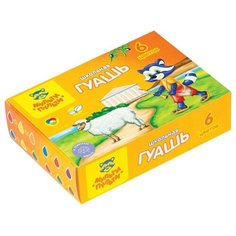 Мульти-Пульти Гуашь Енот в Греции (ГК_10268), 6 цв.