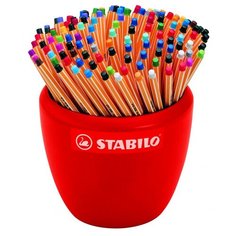 Набор капиллярных ручек Stabilo "Point 88" 20цв., 150шт., 0,4мм, керамический горшок