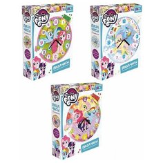 Пазл-часы 77 элементов Origami "My Little Pony", 4 магнита, стразы (5083)