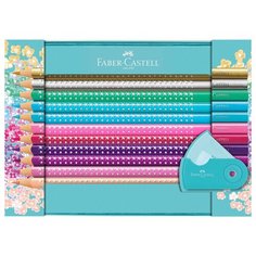 Faber-Castell Карандаши цветные Sparkle, 20 цветов + точилка (201641)