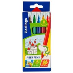 Berlingo Набор фломастеров Замки (WP00206), 6 шт.