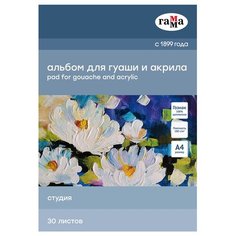 Альбом Студия ГАММА 29 х 21 см (A4), 180 г/м², 30 л. Gamma