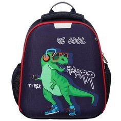 №1 School Ранец Basic Динозавр (1276537), темно-синий