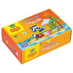 Мульти-Пульти гуашь перламутровая (ГК_19319), 20 мл, 6 цв.