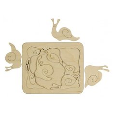 Улитки, головоломка Wood Fun