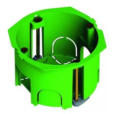 Подрозетник (коробка монтажная установочная) HEGEL КУ1201-И (в комплекте переходник для соединений в блок ПК5201) (64х44)