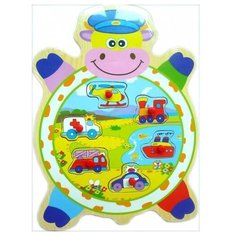 Пазл Транспорт в коровке Винтик и Шпунтик