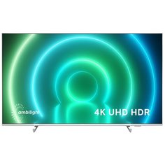 Телевизор Philips 50PUS7956/60 50" (2021), серебристый
