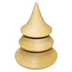 Елочка Неваляшка неокрашенная Wood Fun