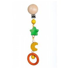 Подвеска для коляски Яркие сны с янтарем Wood Fun