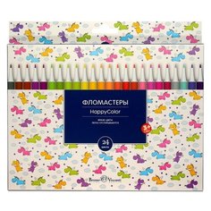Фломастеры Bruno Visconti Happy Color, 24 цвета (32-0026)