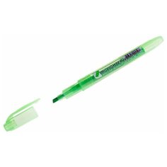 CROWN Набор текстовыделителей Multi Hi-Lighter, 12 шт. зеленый