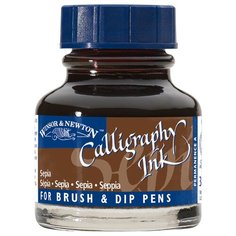 Winsor & Newton Тушь для каллиграфии (1111), 30 мл сепия