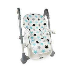 Чехол на стульчик для кормления "Blue Black" Cherry Mom