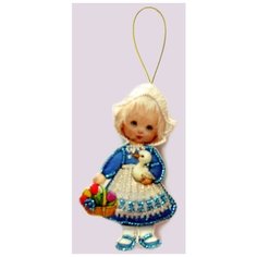 Наборы для вышивания декоративных игрушек BUTTERFLY F044 Кукла. Голландия