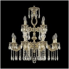 Хрустальная люстра 71302/8+4/210/2d A GB Bohemia Ivele Crystal