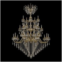 Хрустальная люстра 72118/20+10+5/520/3d B G Y1 Bohemia Ivele Crystal