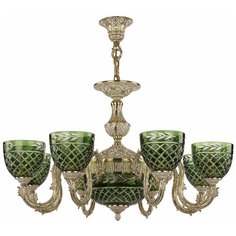 Хрустальная люстра 71203P/8/210 GW P1 U Clear-Green/H-1J Bohemia Ivele Crystal