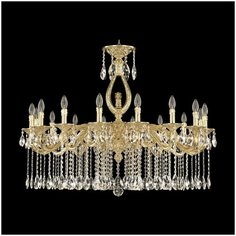 Хрустальная люстра 71402/16/360 A G FL2M Bohemia Ivele Crystal