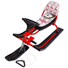 Снегокат Барс 104 Comfort Хаски красный Bars