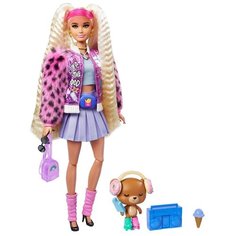 Кукла Barbie Экстра Блондинка с хвостиками , 30 см, GYJ77