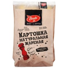 Чипсы Bruto Крафтовые "Картошка натуральная жареная" чёрный перец и соль, 150 г