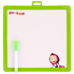 Доска для рисования детская Играем вместе Маша и медведь с часами (B1659814-MB)