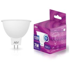 Лампочка светодиодная MR16 12V GU5.3 7W 4000K дневной свет REV 32374 7