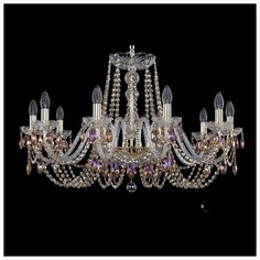 Люстра хрустальная 1402/10/300 G R777 Bohemia Ivele Crystal