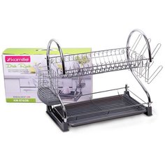 Сушилка для посуды Kamille KM-0762B, 55x24.5х37 см