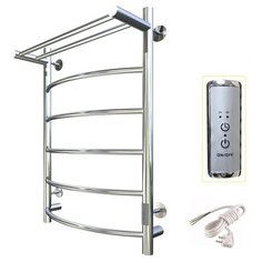 Глория с полкой полотенцесушитель электрический 500х800 мм /7п/ Termosmart