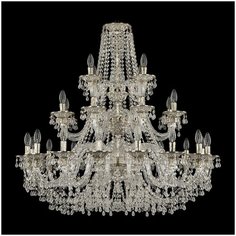 Хрустальная люстра 16110/16+8+4/360/3d GW V0300 Bohemia Ivele Crystal
