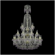 Хрустальная люстра 1410/16+8+4/300/XL-130/3d G V7010 Bohemia Ivele Crystal
