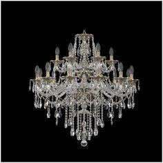 Хрустальная люстра 16115/12+6/300/2d GB Bohemia Ivele Crystal