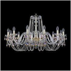 Хрустальная люстра 1402/12/360 G K801 Bohemia Ivele Crystal