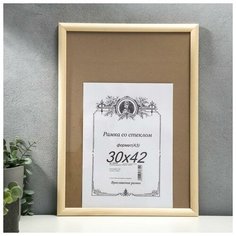 Фоторамка некрашеная 2/3 30х42 см 3978754 Сима ленд