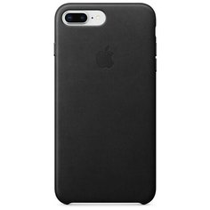 Чехол-накладка Apple кожаный для iPhone 8 Plus / 7 Plus black