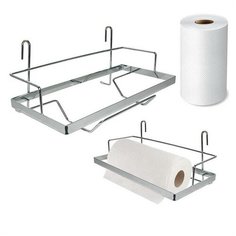 Полка д/бум. полотенец навесная на рейлинг 27*12*11,5 см МультиДом